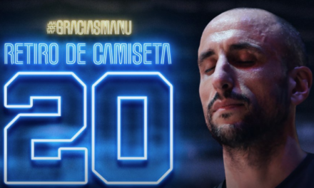 Hoy Manu Ginóbili se retira y Sú camiseta N°20 quedará en la Historia de la NBA y los Spurs