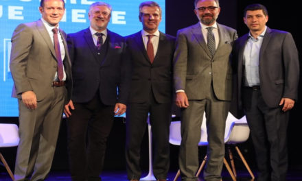 Omar Gutierrez junto Redrado, Marangoni y Tonelli
