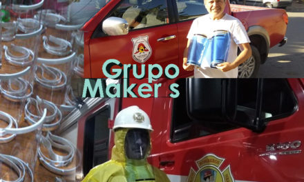 Solidaridad de un Grupo de Makers que crean Mascaras para combatir Pandemia